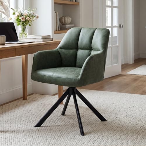 EALSON Comfy Leather Desk Chair Modern Computer Task Chair no