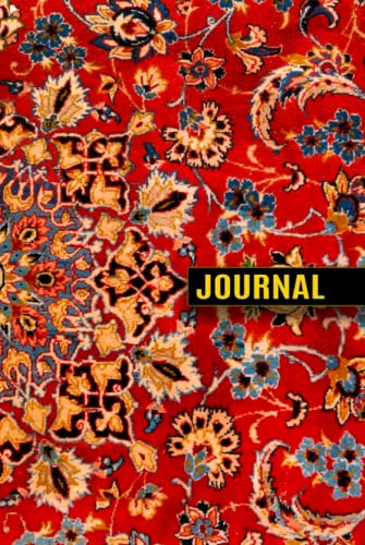  journal: A beautiful Persian carpet design journal with unique internal pages