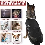 Dog Anxiety Vest, Skin-Friendly Thunder Jacket for Dogs, Dog Calming Shirt for Thunder, Fireworks, Vet Visits and Separation - Keep Pet Calm Without Medicine, Fit for Small Medium Large Dogs - Image 3