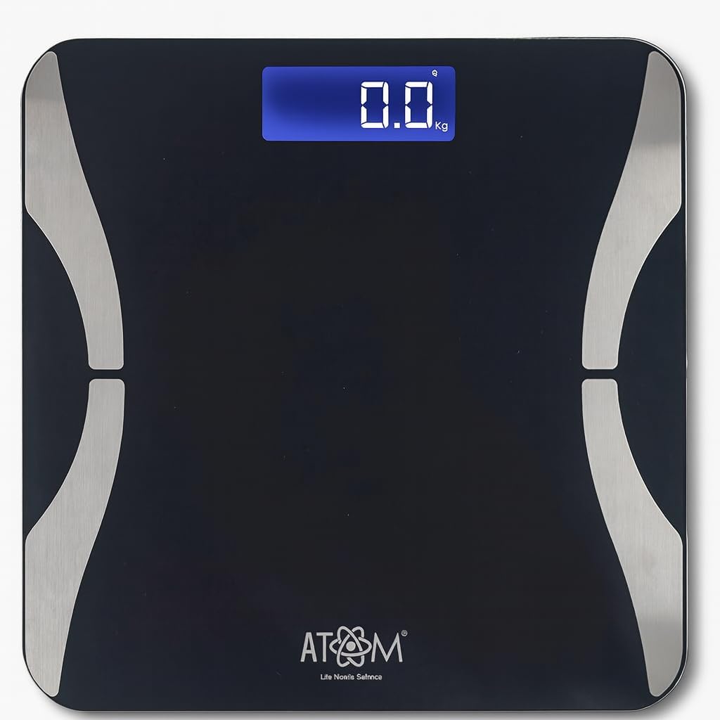 Body Weight Scale with BMI, Fat%, 19 Body Metrics & App Sync – weighing machine for body weight, weight machine digital, smart weighing scale for body weight, electric weight machine