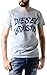 Diesel Men's T-Aethalas T-Shirt,  Heather Grey, Medium