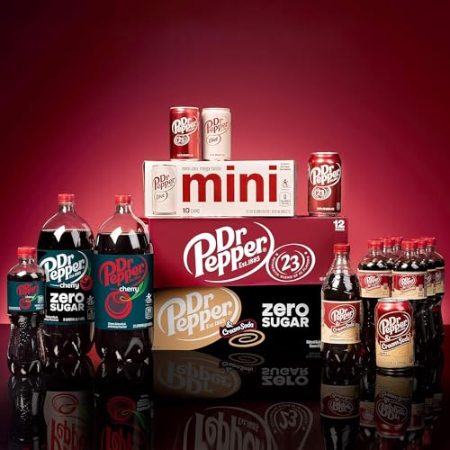 B4Y Beverage for you - Dr Pepper Cream Soda, 20 Oz Bottles (10) - Thumbnail 3