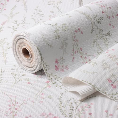 Amiitay Floral Drawer and Shelf Liner for Cabinets, Non-Adhesive and Strong Non-Slip Flower Shelf