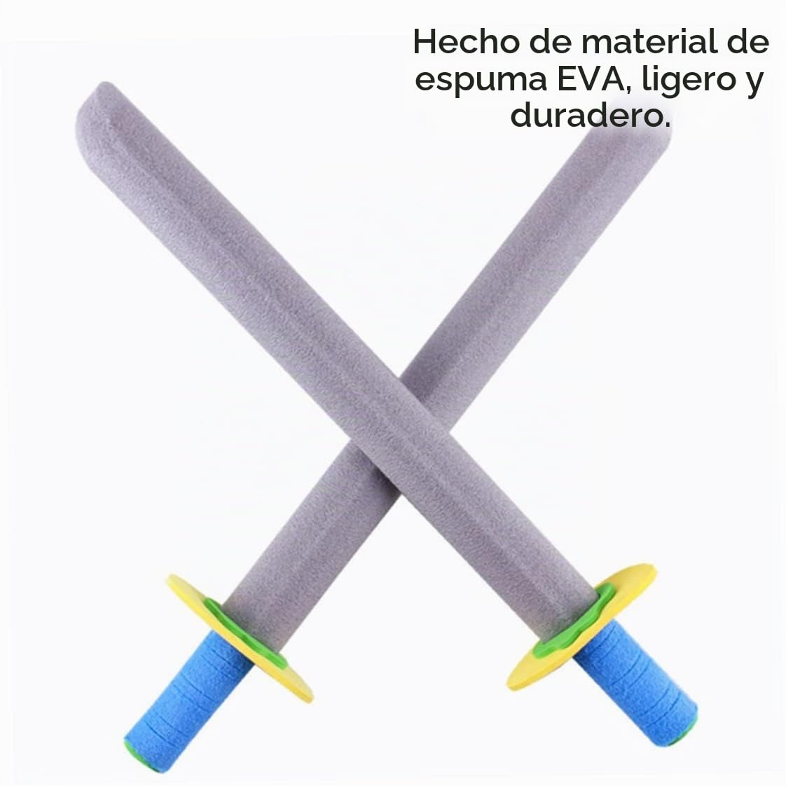 Yeory Espada de Espuma para niños, Juego de Juguetes de Espada de 4pcs, Espadas de Juguete de Espuma de 21 Pulgadas, Cosplay para jardín de Infantes, Caballero