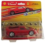 shell v power ferrari glasses Modellverpackungen können Lagerspuren aufweisen, weil die Modelle aus Sammlungsauflösungen stammen