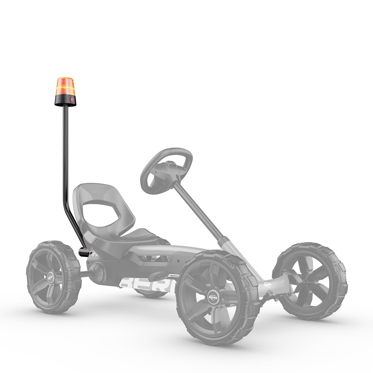 BERG Rundumleuchte Zubehör | Warnlicht für Buzzy & Reppy Kettcar Pedal-Gokart | Original BERG Sicherheitslicht für Kinderfahrzeuge mit Perfekter Passform und robuster Qualität für Outdoor Spaß