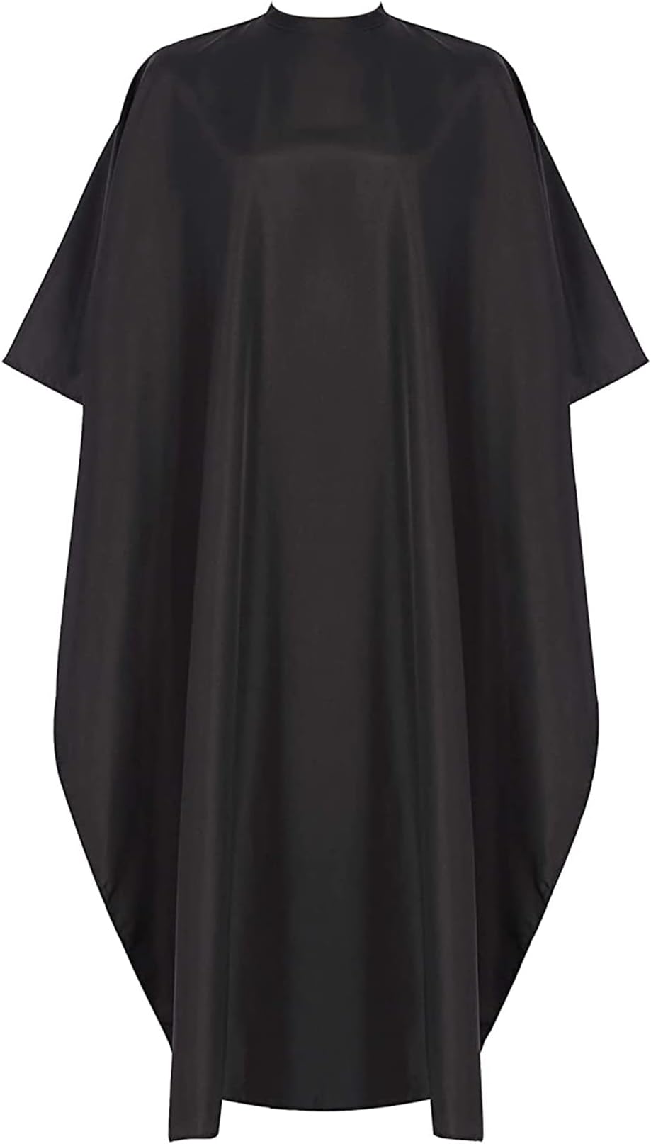Coobi Professional Hair Salon Nylon Cape Barber Cape with Snap Closure- 62" x 50" Black