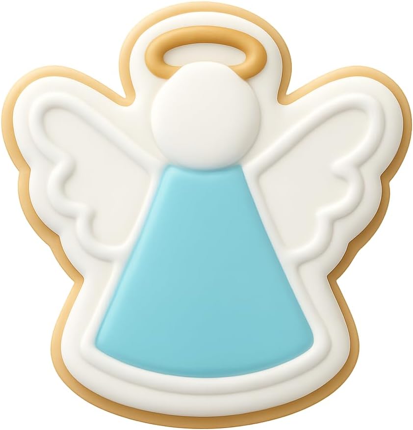 Bell's Angels Taking Flight Cookie Cutter & Stamp, Fondant & Clay - 4x3.2 image 3