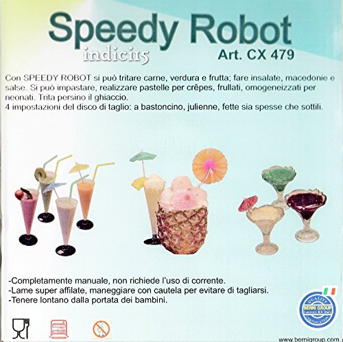 Mini robot manuale a due velocita' dotato di lama