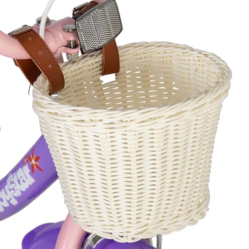 image for JOYSTAR Unicorn 14 Inch Kids Bike for 3-5 Years Girls Bike with Doll S