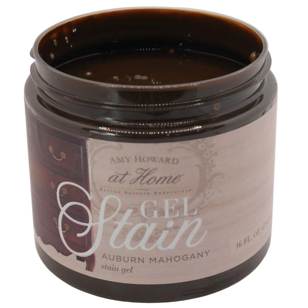 Buy Gel Stain Auburn Mahogany Thick Water Based Gel Stain for Wood
