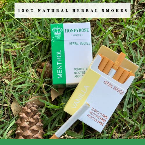 Honeyrose HR - MTL Menthol - Tobacco & Nicotine Free Herbal Cigarettes thumb #3