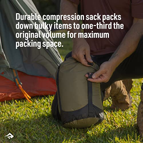 Sea to Summit Lightweight Compression Sack, Space-Saving Outdoor and Travel Storage, 5 Liter, Spicy Orange