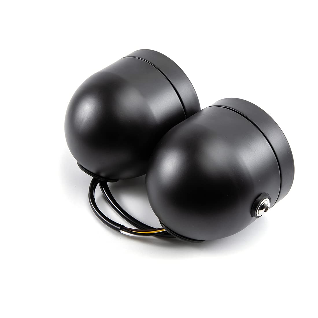 Reflektor motocyklowy Twin przedni reflektor z uchwytem do Bobber Chopper Cafe Racer