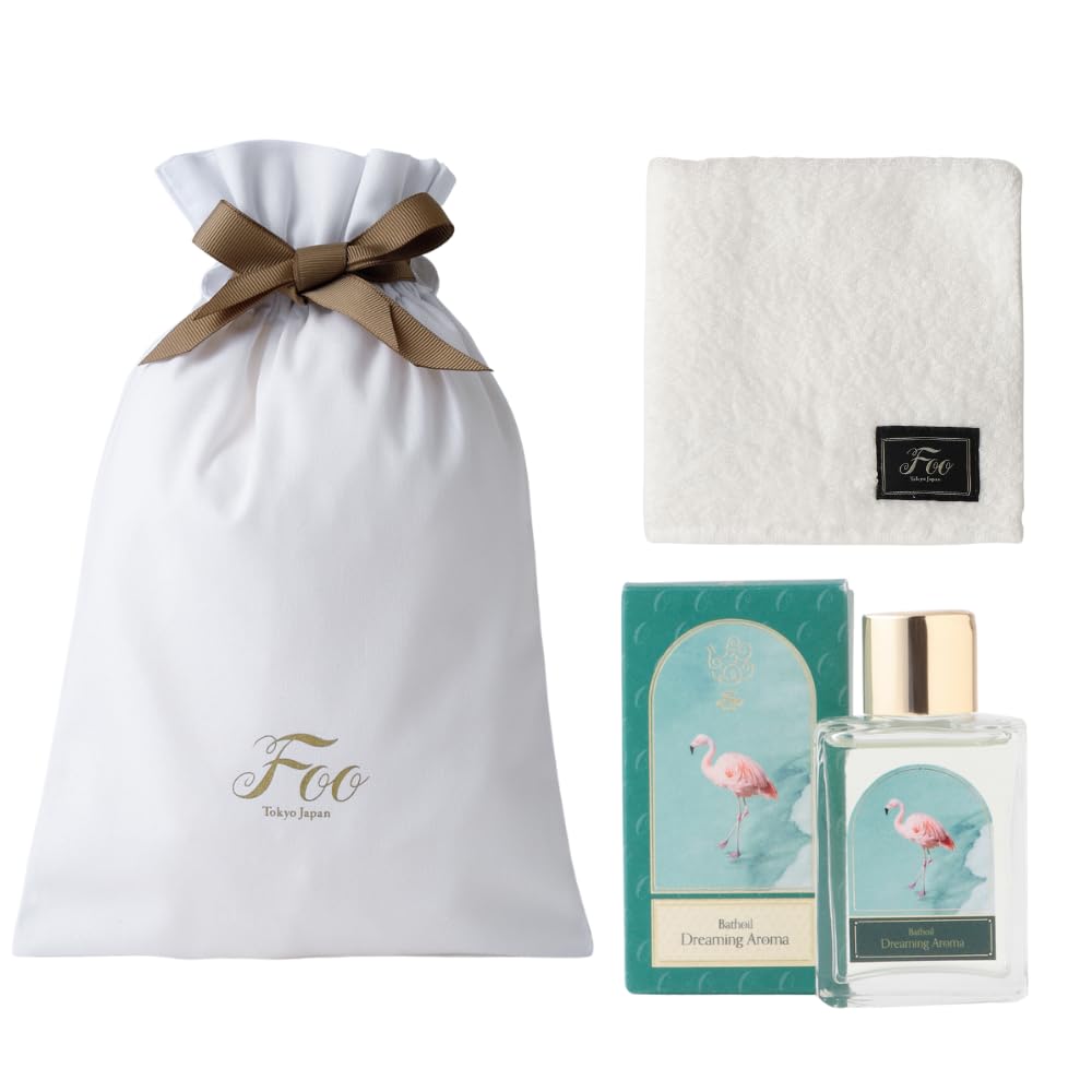 Amazon | Foo Tokyo ミニハンドタオル & バスオイル 1本 ギフトセット  