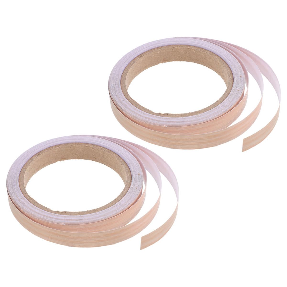 SEWACC 2 Roll Wood Grain Pattern Repair Tape Peel and Stick Edging Strip for Furniture Cabinets Doors DIY Projects