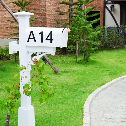 Image of 3 Inch House Numbers, Self-adhesive for Outside Mailbox House Number (B)