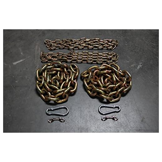 5/8" & 1/2" Weight Lifting Chain Package - 65.6 lbs - Powerlifting - Crossfit