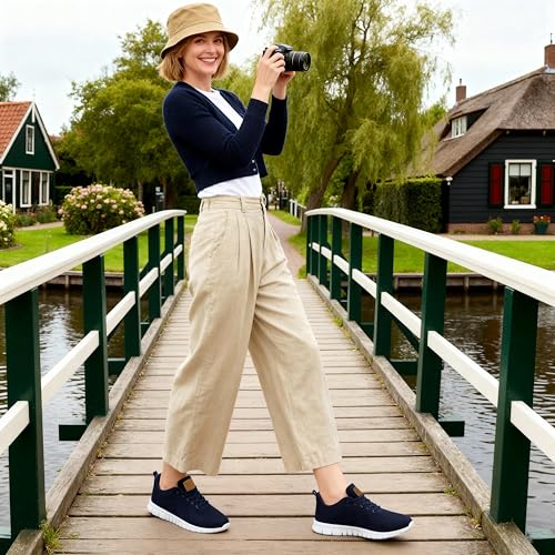 Image of Alicegana Sneakers for Women Walking Shoes: Lightweight Non Slip Comfortable Womens Shoes Footwear for Tennis Casual Work Travel