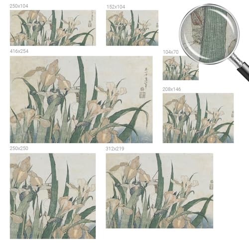 Décoration intérieure de haute qualité panoramique iris 416 cm