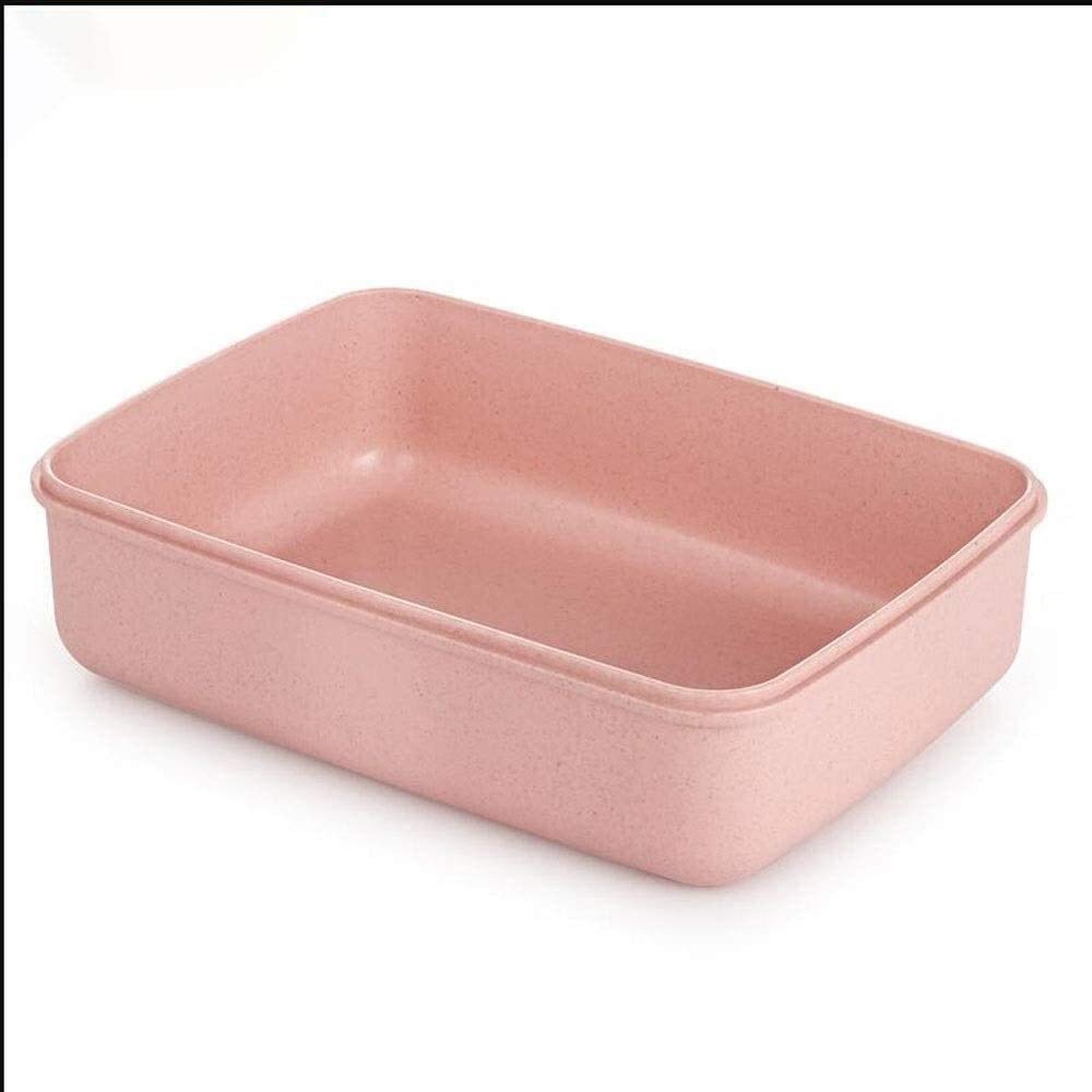 boîte à repas, Boîtes à Bento divisées perte de graisse Fitness poids(Pink)