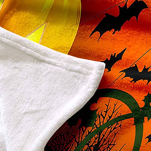 Couverture polaire d'Halloween entretien facile contre le froid hivernal - 6