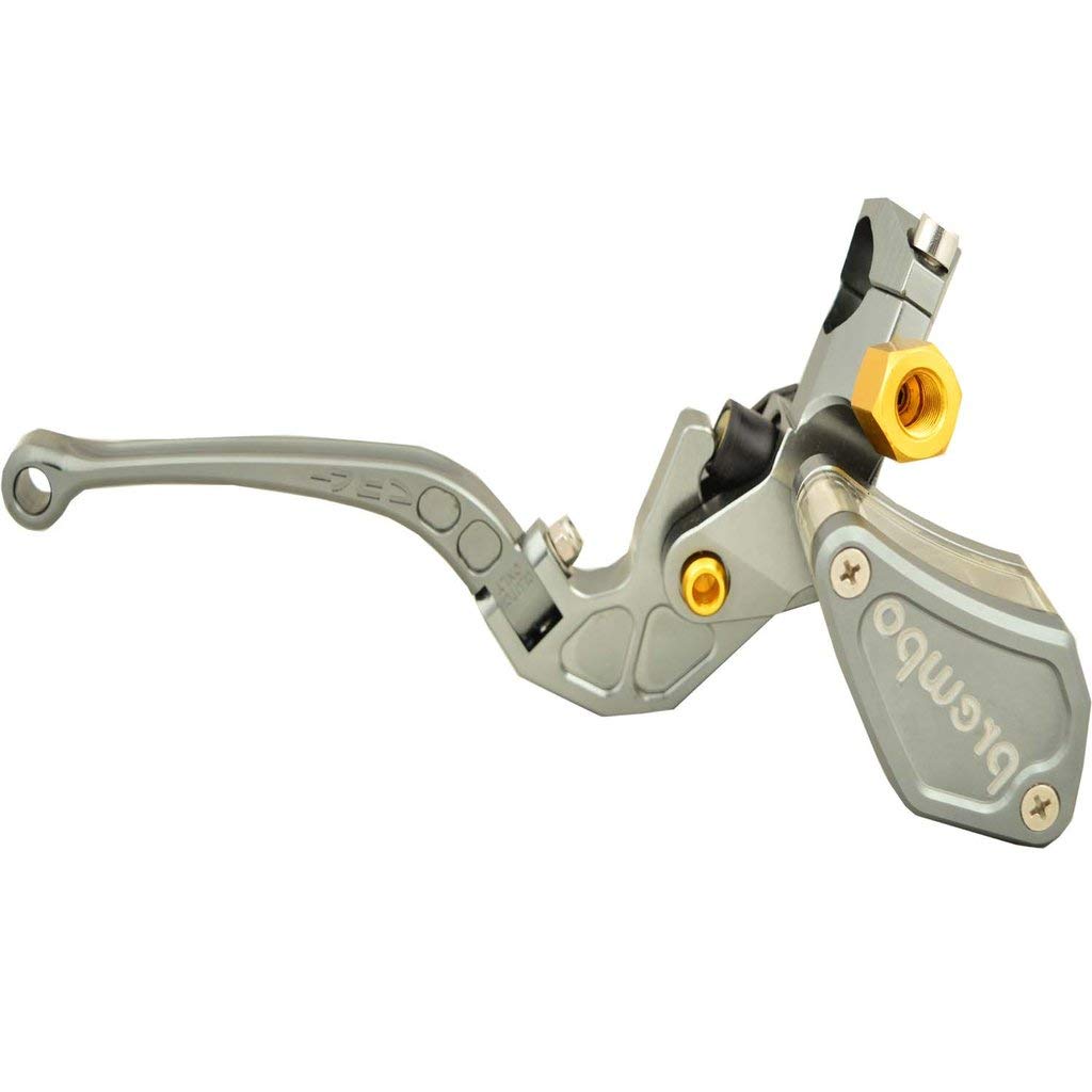 visionrabbit Premium Universal CNC Motorcycle Brake Clutch Lever Master Cylinder Pump for KTM DeHolder_19