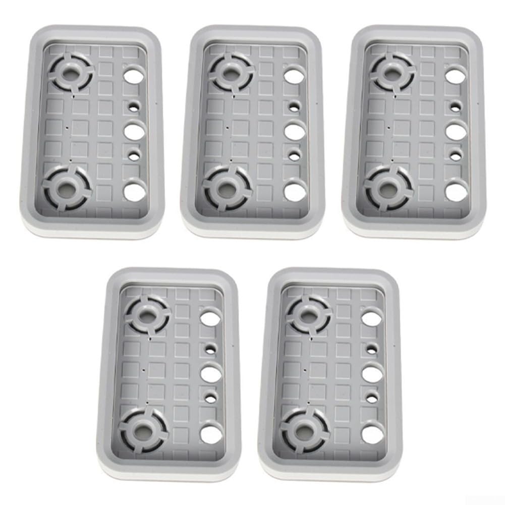 5pcs CNC vacío Pad cubierta para centro de mecanizado succión superior goma 125 x 75 x 17 mm compatible con equipos Homag Nanxing