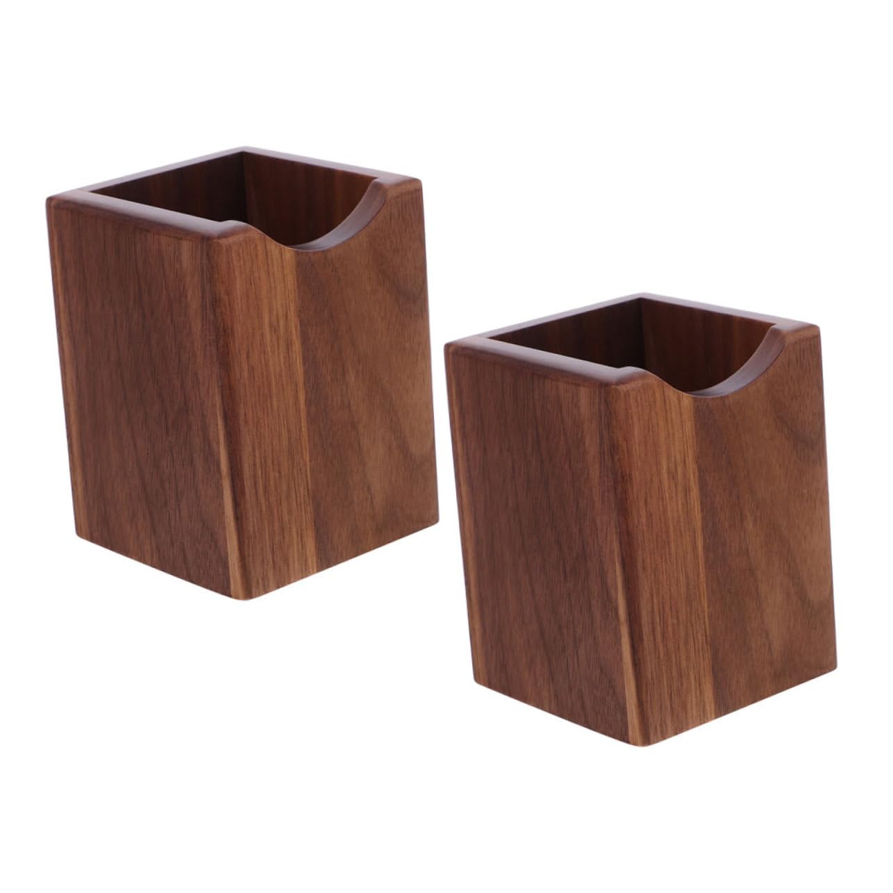 Pots à crayons robustes en bois naturel élégant par Uonlytech