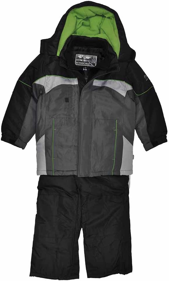 Rothschild Big Kids Boys Red & Black 2pc Snowsuit