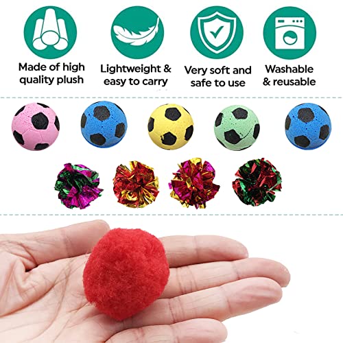 PET SHOW 30-Piece Interactive Cat Toy Ball Set #TOP7