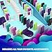 Bulk Dominoes Pro-Domino Kit | Dominoes Set, STEM STEAM Small Toys, Family Games for Kids, Kids Toys and Games, Building, Toppling, Chain Reaction Sets (Wonder)