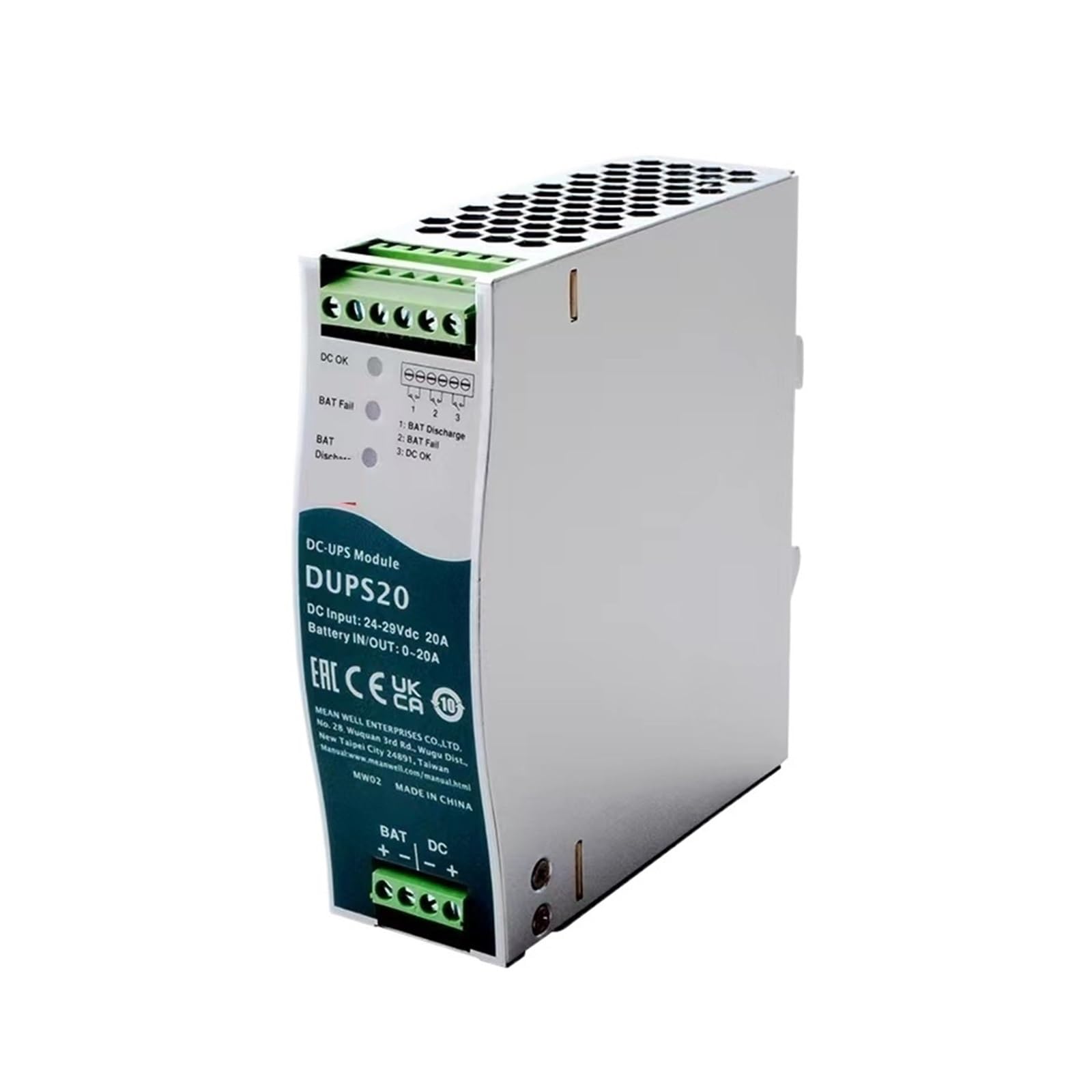 YIVELYYZG DUPS20 Switching Power Supply 24V 20A DC uninterruptible Guide Module