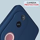 Pikkme Back Cover for iQOO Z10R 5G / Vivo V50 5G / V50e 5G / Vivo T4R 5G | Camera Protection Shockproof Soft Matte Silicone Bumper Case (Blue) gallery image