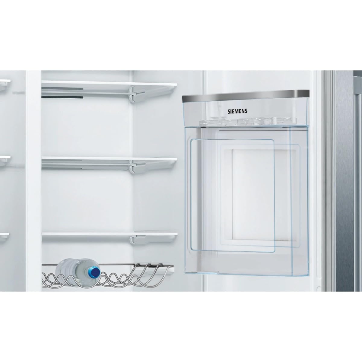 Siemens iQ500 - Comedero para frigorífico americano (531 L, acero inoxidable)