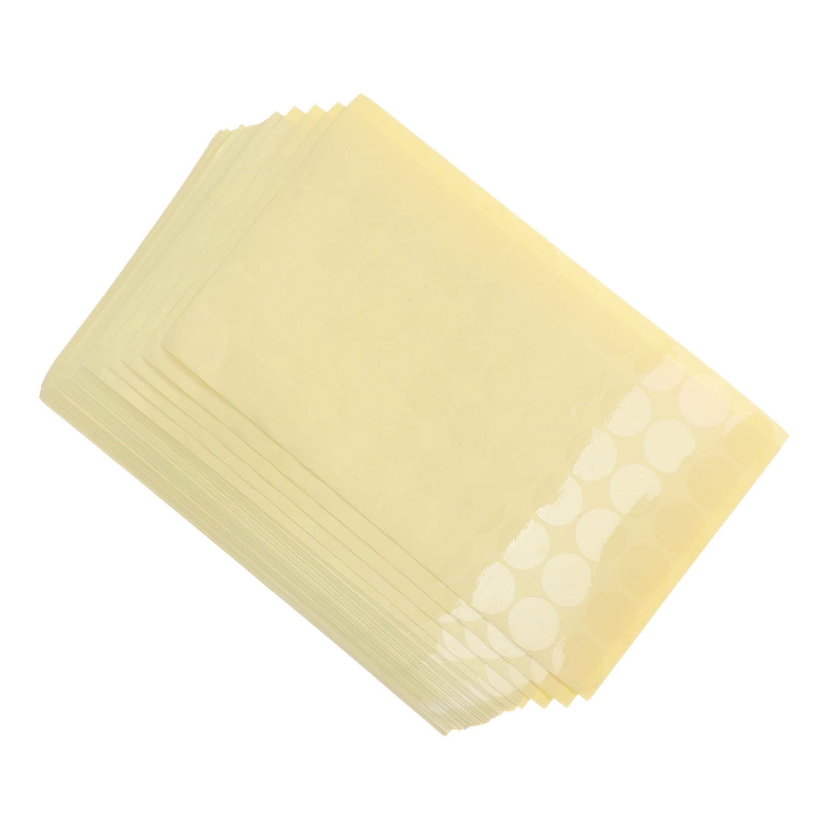 84 Feuilles D'Autocollants Ronds Étiquettes Transparentes Autocollants D'Emballage Autocollants Ronds