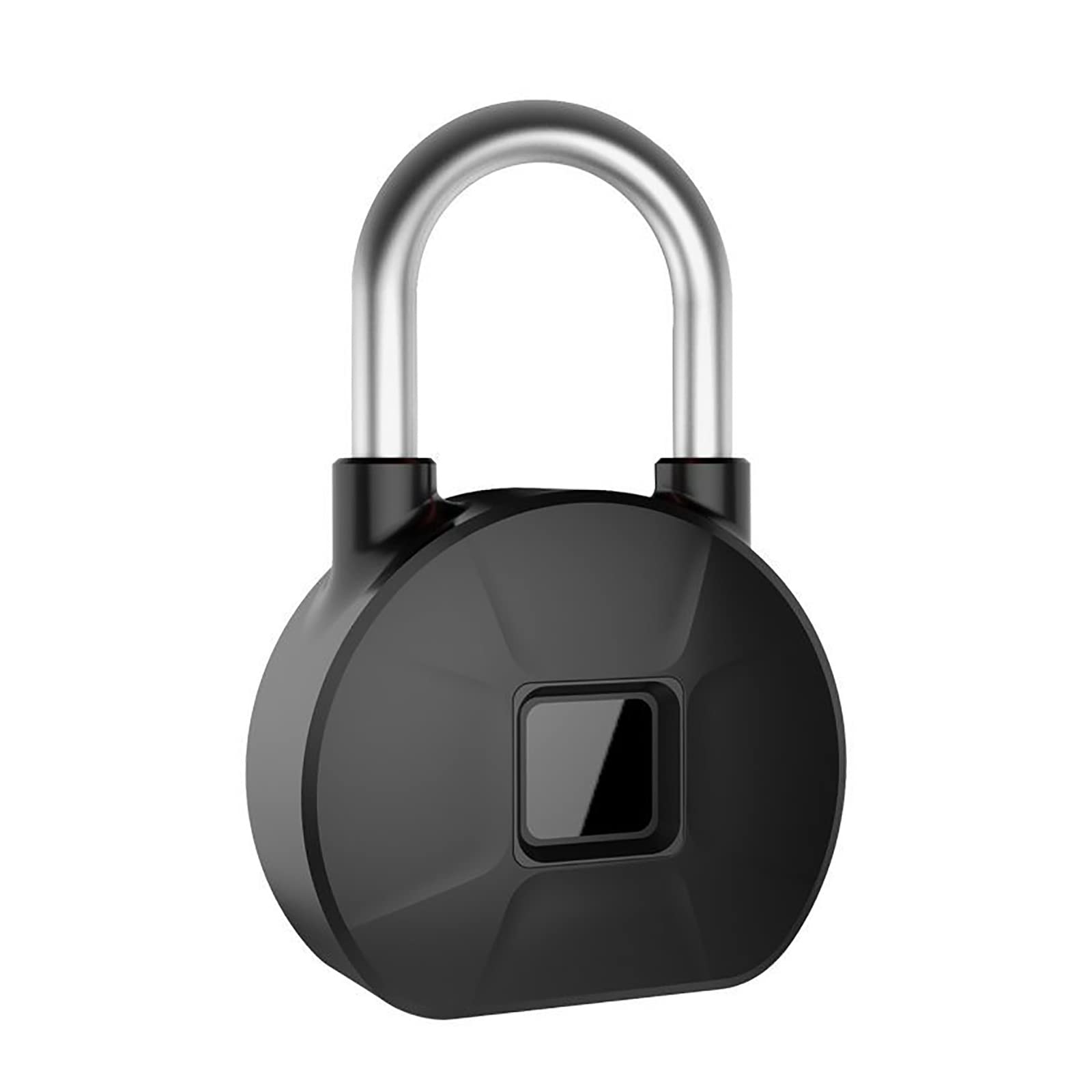 Candado Inteligente con Huella Dactilar Candado de huellas dactilares inteligente Cerradura casillero viaje Huella digital para Seguridad(Schwarz)