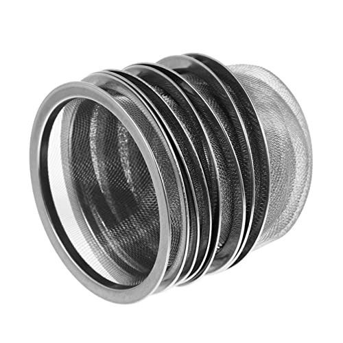 KOMBIUDA 8 Piezas Filtro De Té Infusor De Tetera Infusor De Té De Malla Tetera Colador De Te Para La Pinza Suelta Shape Plata