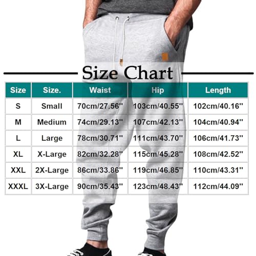 Sweatpants for Men Fashion Elastic Waist Drawstring Joggers Outdoor Running Casual Solid Color Pockets Sweatpants3