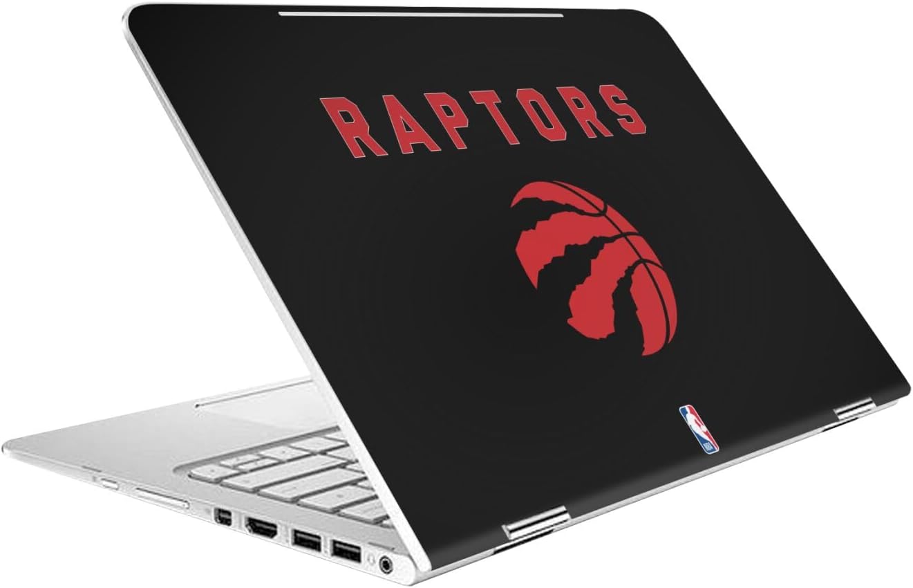 Head Case Designs Officially Licensed NBA Black Design Toronto Raptors Logo Vinyl Sticker Skin Decal Cover Compatible with HP Spectre Pro X360 G2