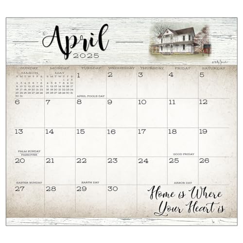 Legacy-Farmhouse-9-x-8-Premium-Paper-2025-Magnetic-Calendar-Pad Legacy Farmhouse 9 x 8 Premium Paper 2025 Magnetic Calendar Pad