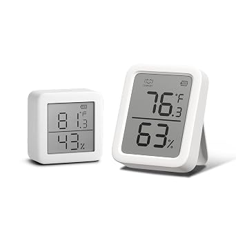 SwitchBot Hygrometer Thermometer & SwitchBot Hygrometer Thermometer Plus