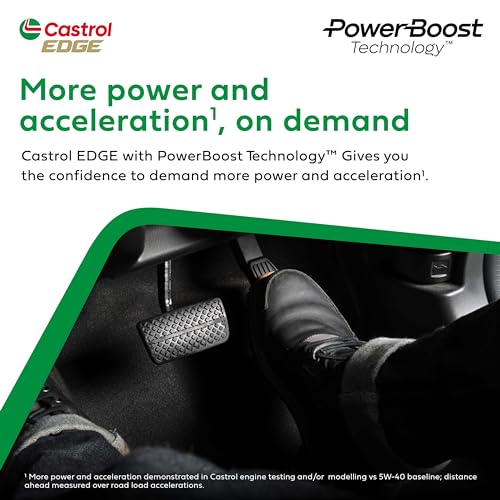Image of Castrol EDGE 0W-40 Advanced Full Synthetic Engine Oil | Power Boost Technology |30% Improved Performance | For Petrol, Diesel, CNG & Hybrid Cars | 3.5L
