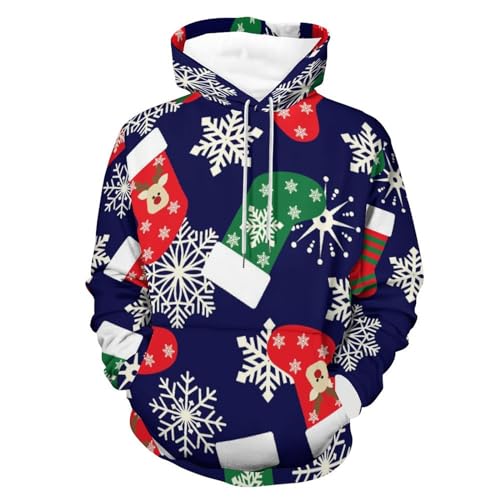 Sweats à capuche de Noël pulls manches longues pour homme femme
