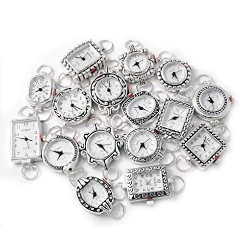 Mixed Silver Watch Faces Craft Pack