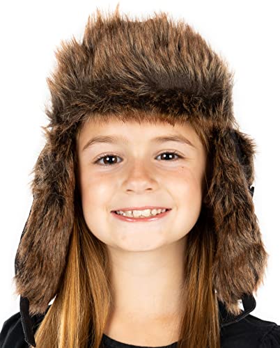 Funky Junque Children Trapper Hat - Black (5-9 Years) #TOP1