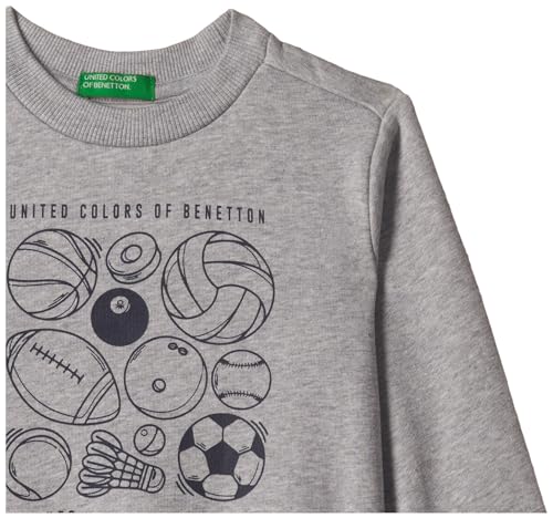 Image of United Colors of Benetton Boys Poly Cotton Crew Neck Sweatshirt