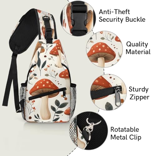 Sling Bag para mujeres y hombres, bolsa cruzada unisex miniatura 3