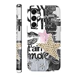 Knrlqim Cover per Samsung Galaxy A26 5G 6,64", Leopardo Aesthetic Disegni Motivo Estetica per Ragazze Donne, Sottile Morbido Silicone TPU Antiurto Custodia Case per Samsung A26 5G, Stelle