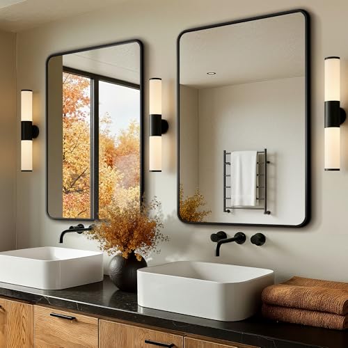 LAWADA Bathroom Vanity Mirror for Wall, 2-Pack 36"x24" Wall Mounted